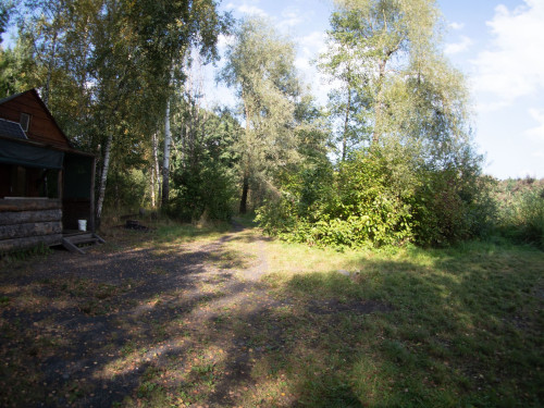 Lovné místo 3 s chatkou